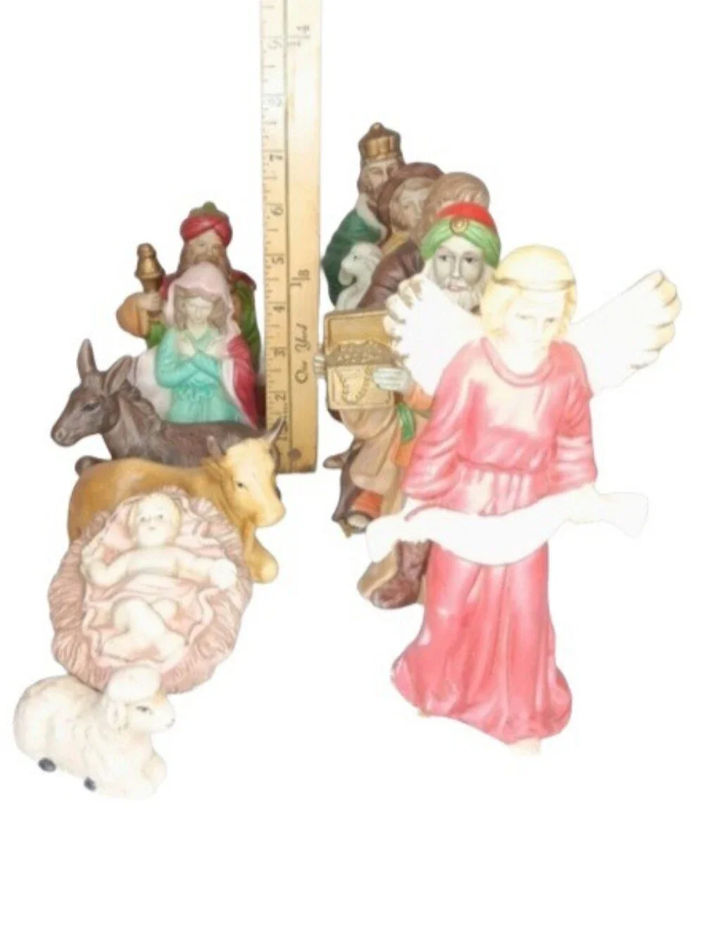 Vintage Nativity 11 Piece Set Figurines | EUC | Porcelain